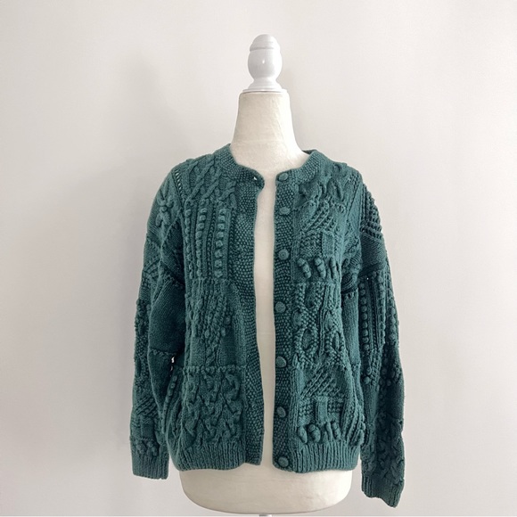 Vintage Sweaters - Sold @ebay Vintage Cape Isle Knitters Knitted by hand Cardigan Sweater